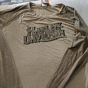 Long Sleeve Raglan Harley Davidson T-shirt